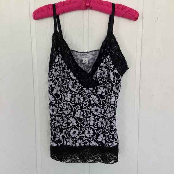 WHITE HOUSE BLACK MARKET LACE HEM CAMISOLE SMALL - Picture 4 of 15